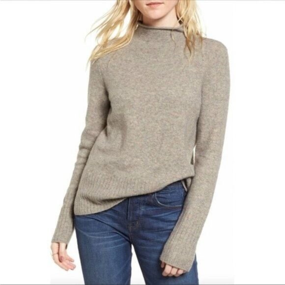 Madewell Inland Turtleneck Merino Wool Blend Sweater XSmall - Picture 1 of 7